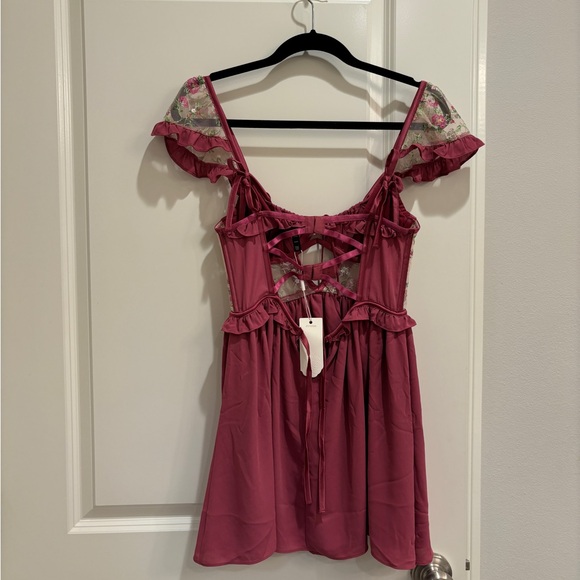 FOR LOVE & LEMONS Camila Sleeved Slip Dress - Picture 4 of 13